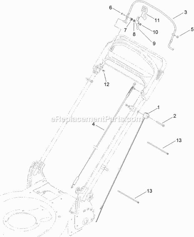 toro 22 recycler lawn mower parts diagram