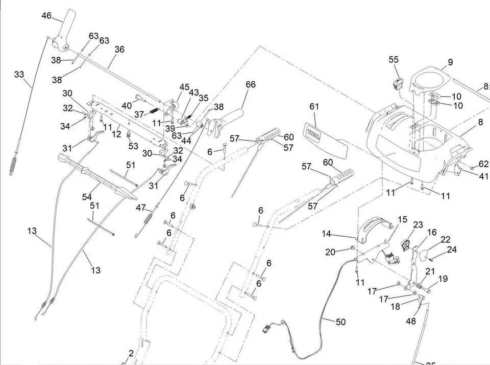 toro 724 snowblower parts diagram