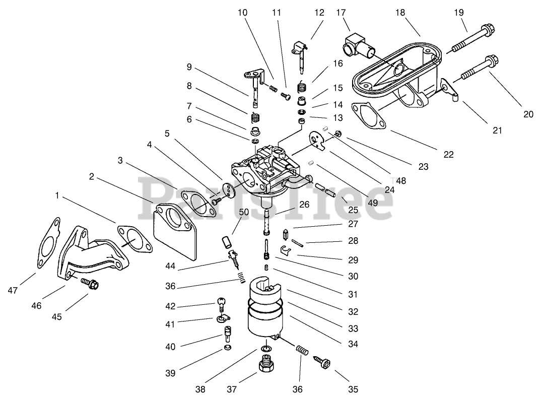 toro carburetor parts diagram