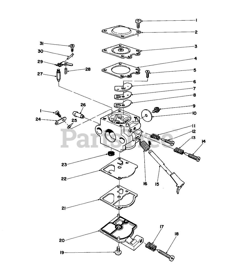 toro carburetor parts diagram