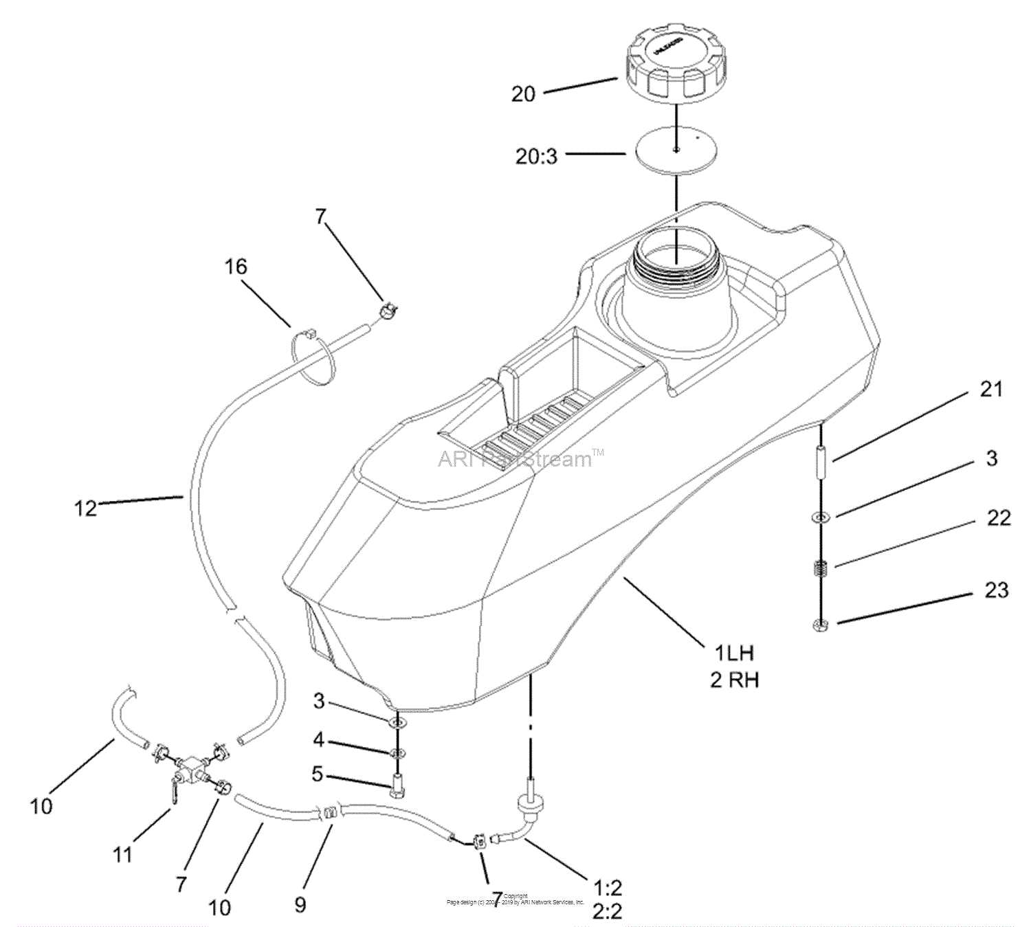 toro z master parts diagram