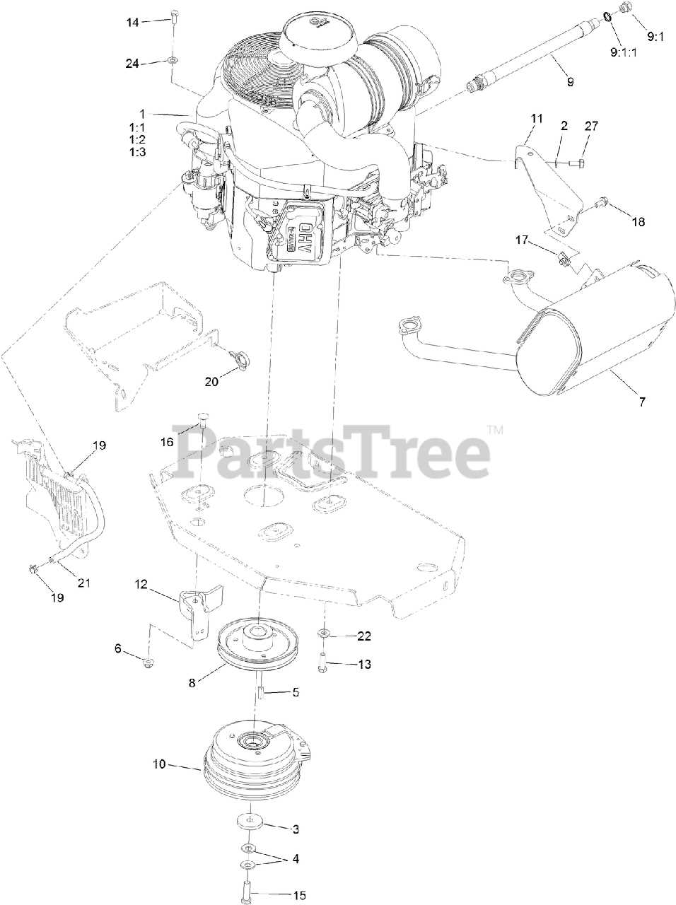 toro z master parts diagram