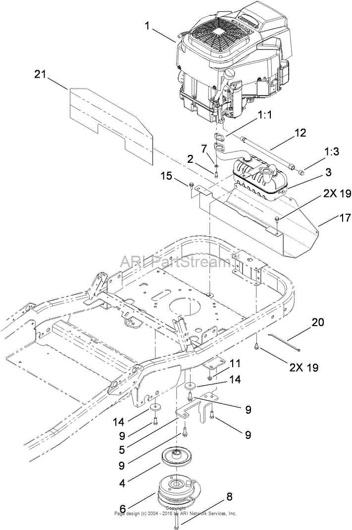 toro zero turn parts diagram