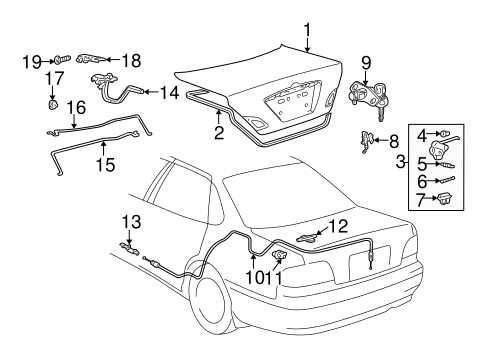 toyota avalon parts diagram