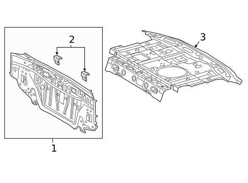 toyota corolla body parts diagram