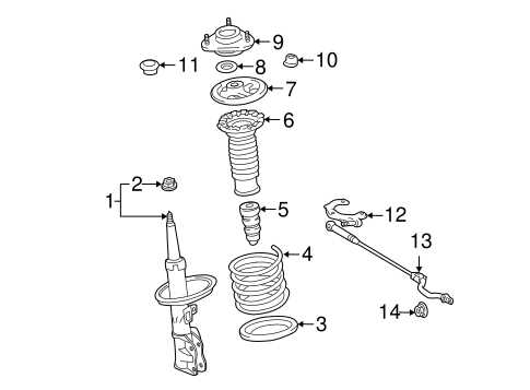 toyota matrix parts diagram