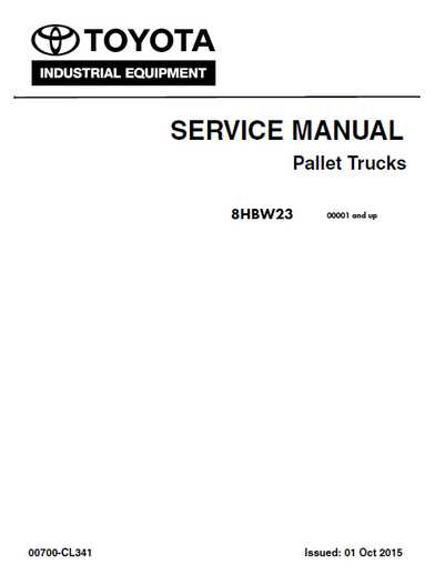 toyota pallet jack parts diagram