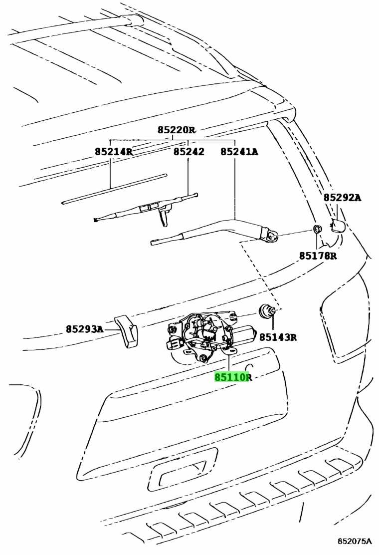 toyota sequoia parts diagram