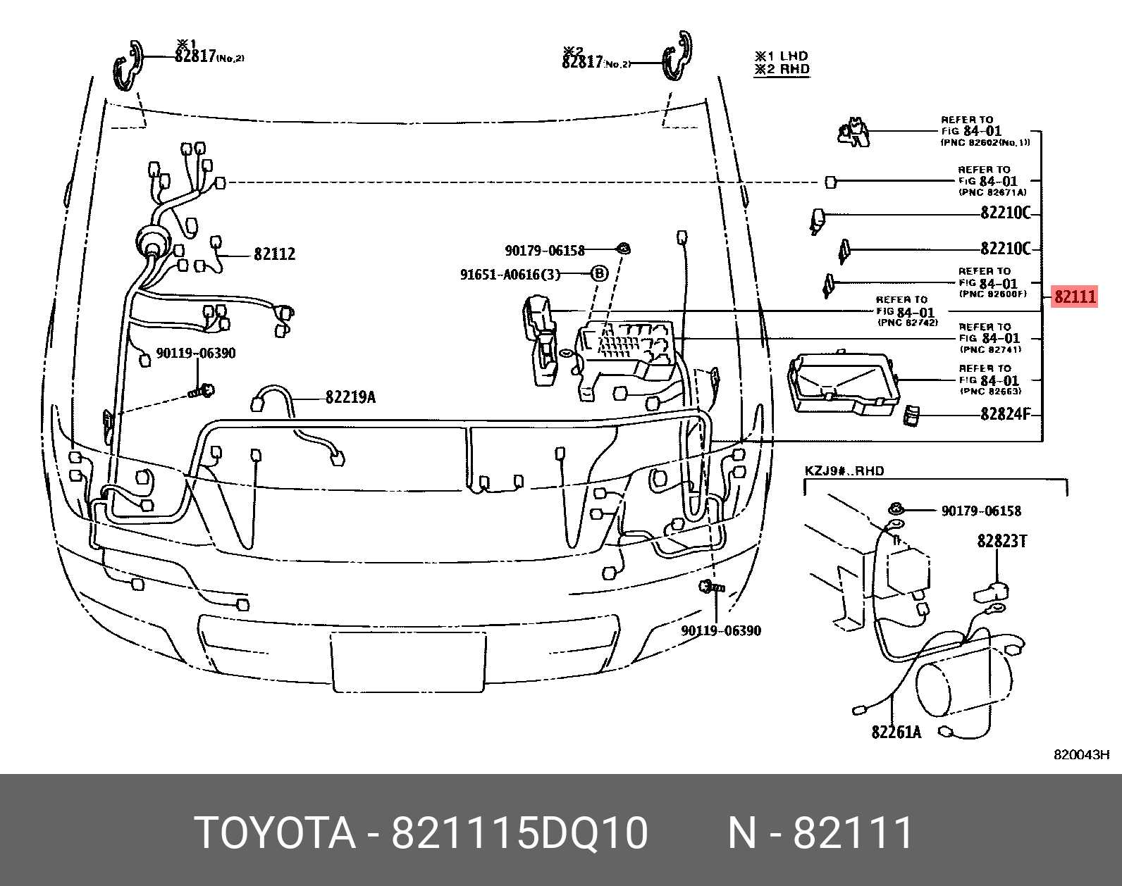 toyota sequoia parts diagram