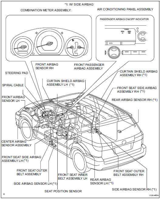 toyota sienna 2011 parts diagram