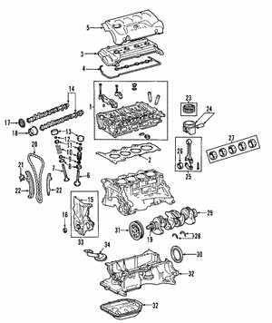 toyota tacoma engine parts diagram