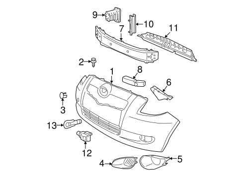 toyota yaris parts diagram