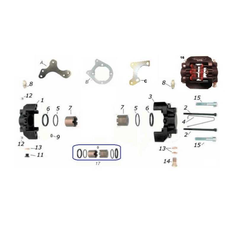 v brake parts diagram