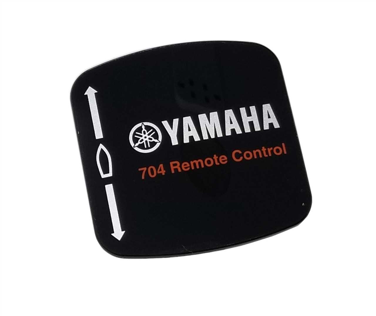 yamaha 704 remote control parts diagram