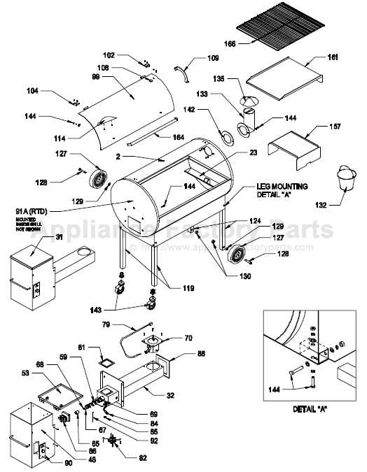 traeger parts diagram