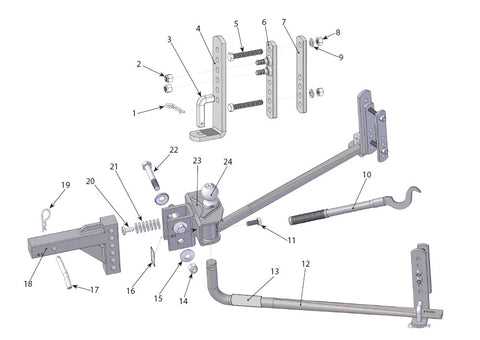 trailer hitch parts diagram