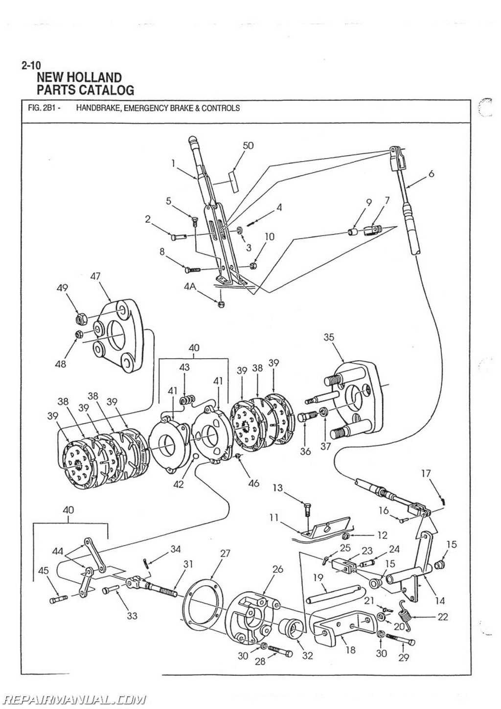 transmission ford tractor parts diagram