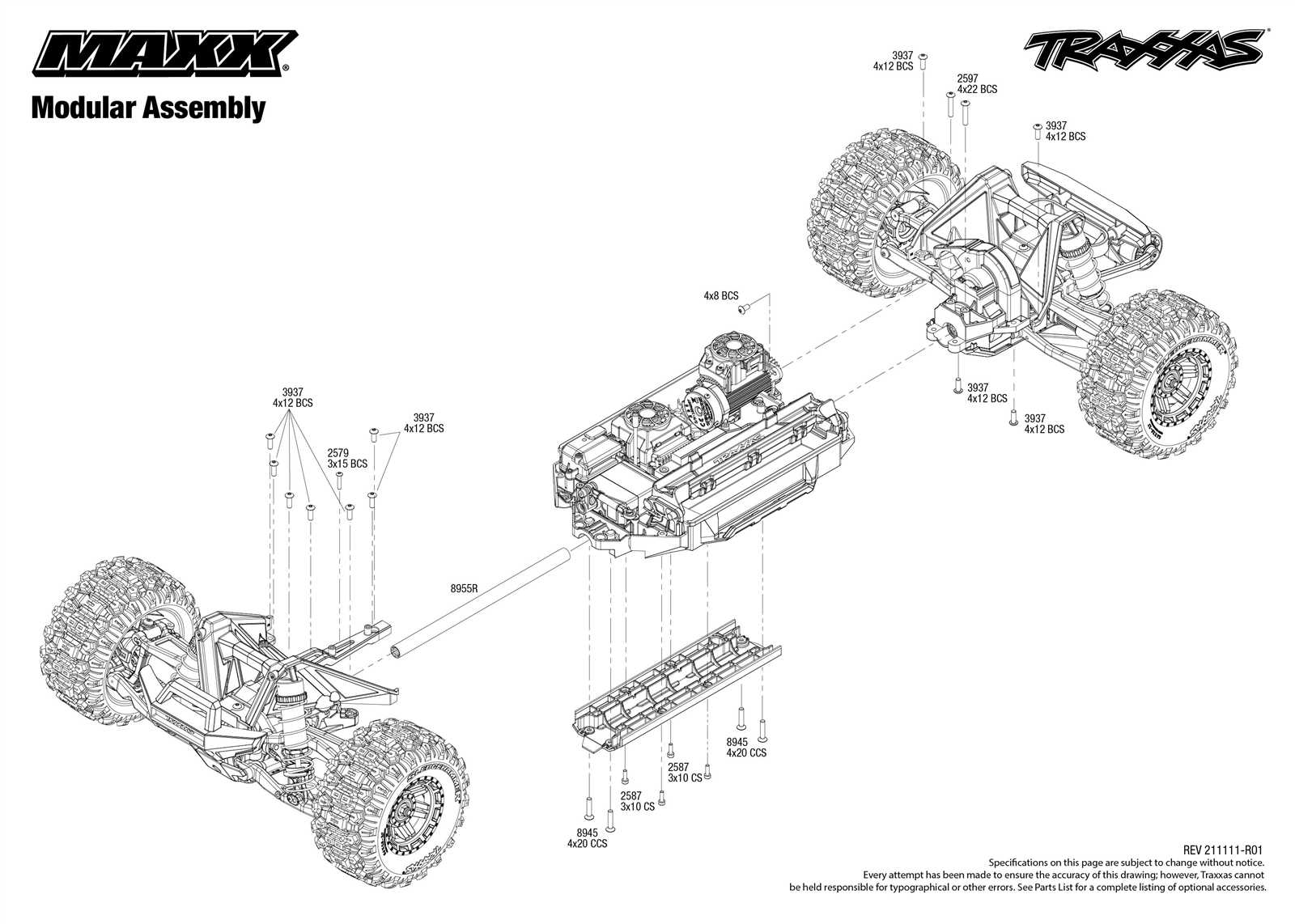 traxxas grave digger parts diagram