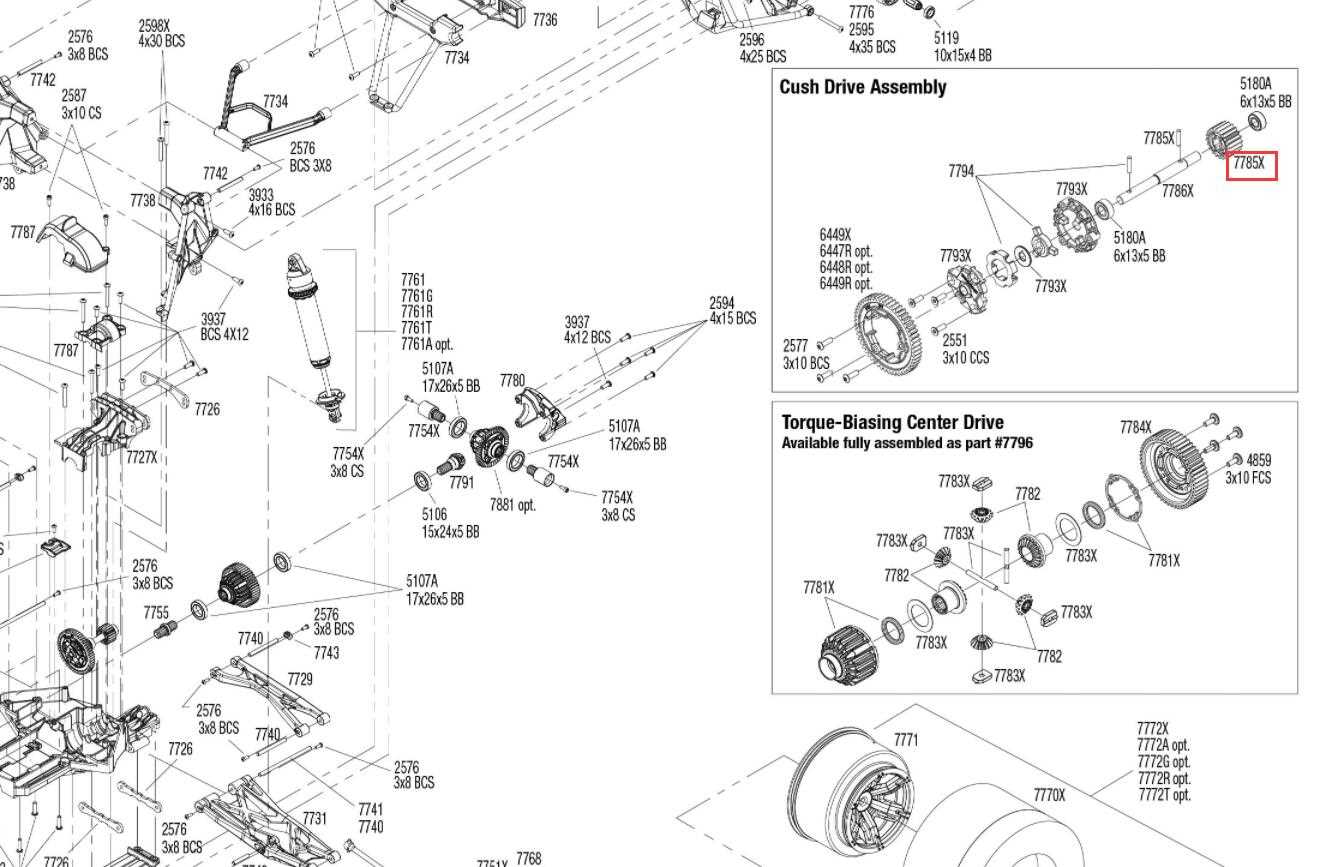 traxxas raptor parts diagram