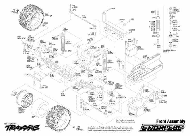 traxxas slash 4x4 vxl parts diagram