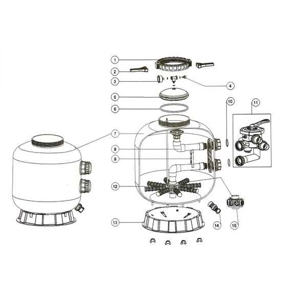 triton ii sand filter parts diagram