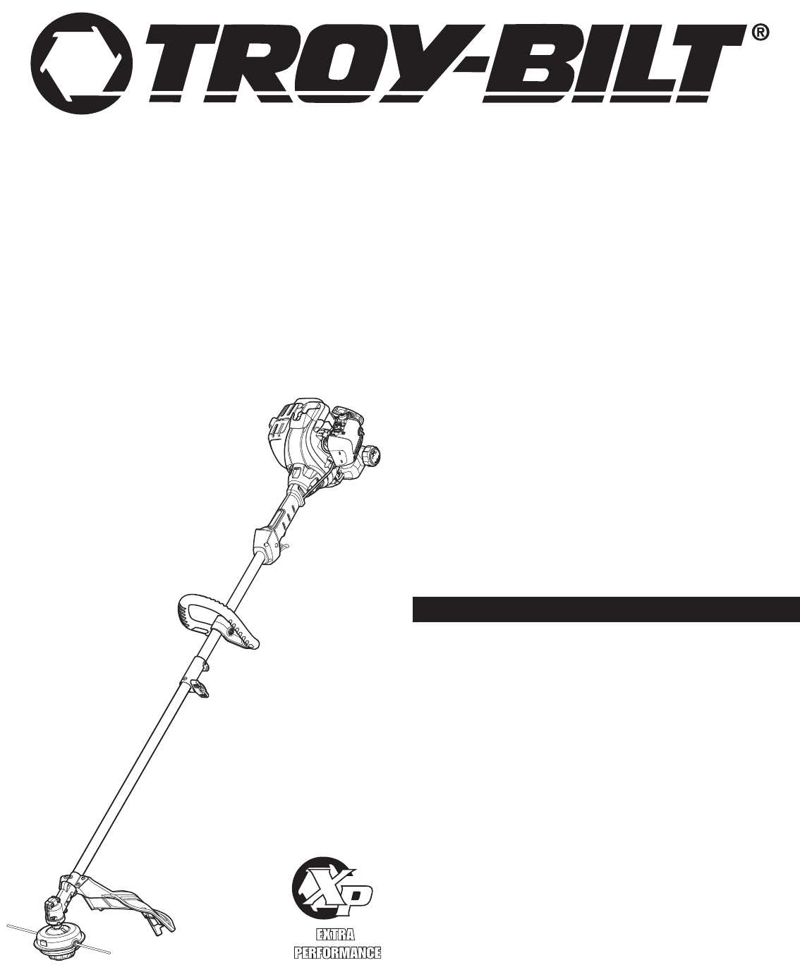 troy bilt 4 cycle trimmer parts diagram