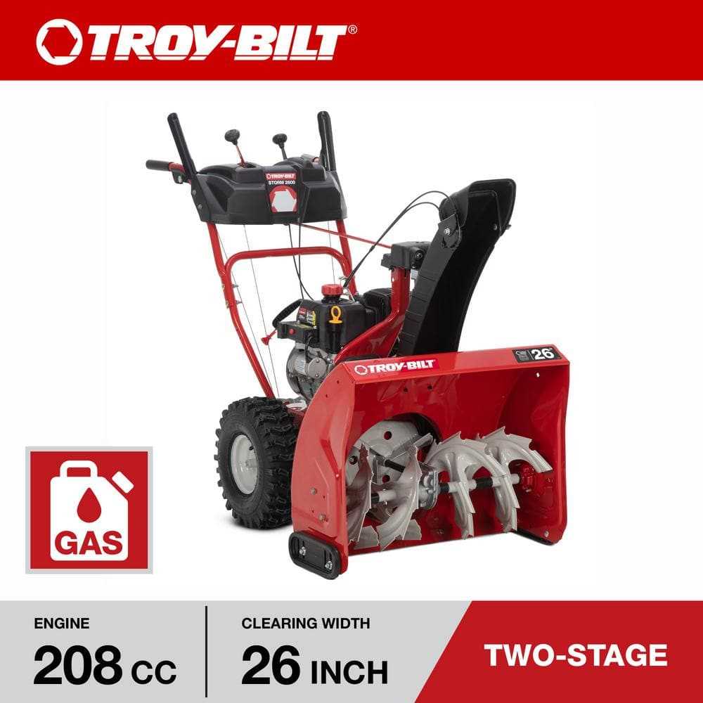 troy bilt snowblower parts diagram