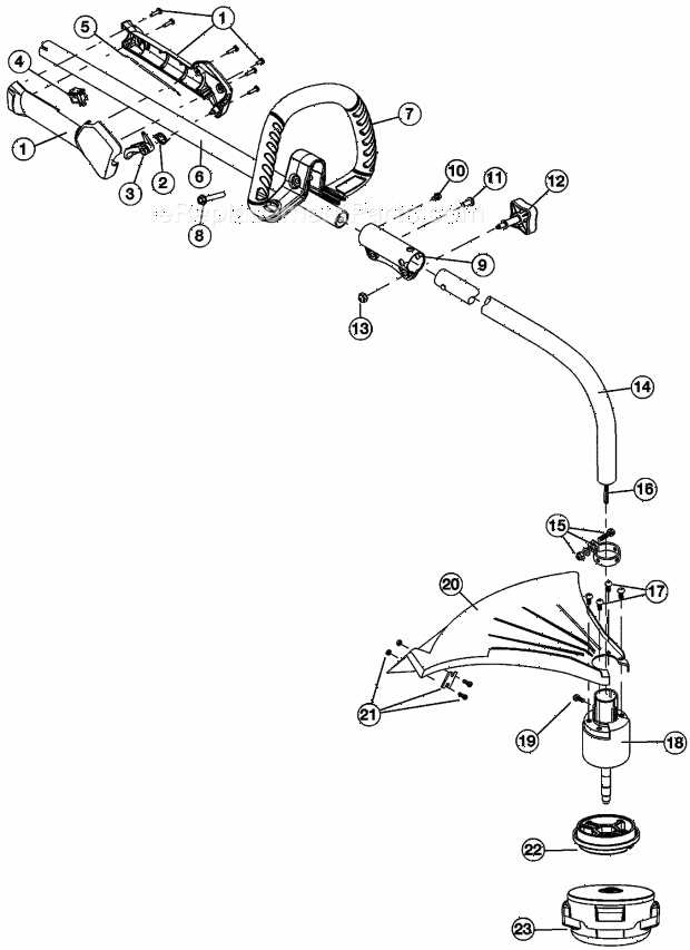 troy bilt tb525cs parts diagram