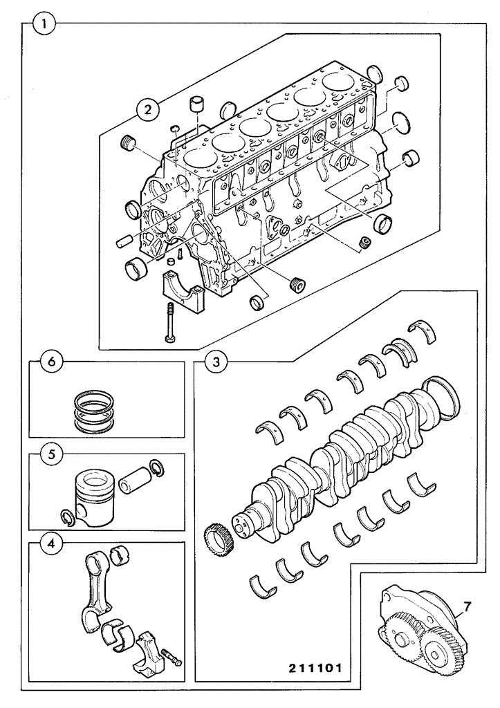 truck engine parts diagram