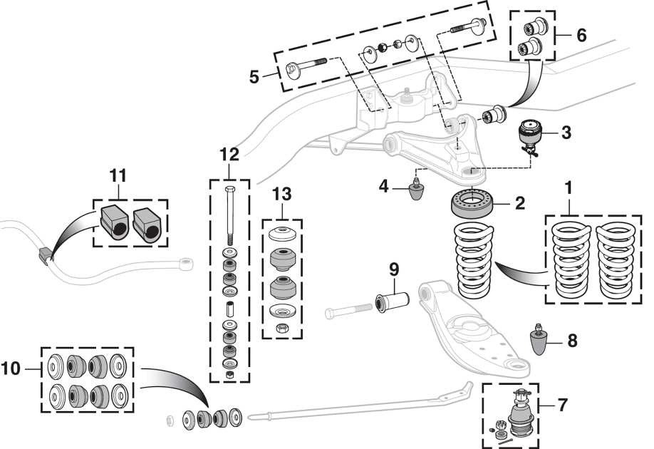 truck front end parts diagram