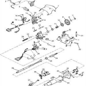 truck steering parts diagram