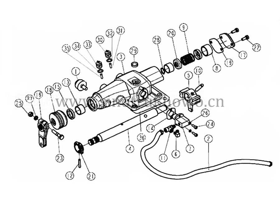 truck transmission parts diagram