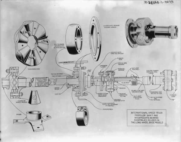 truck wheel parts diagram