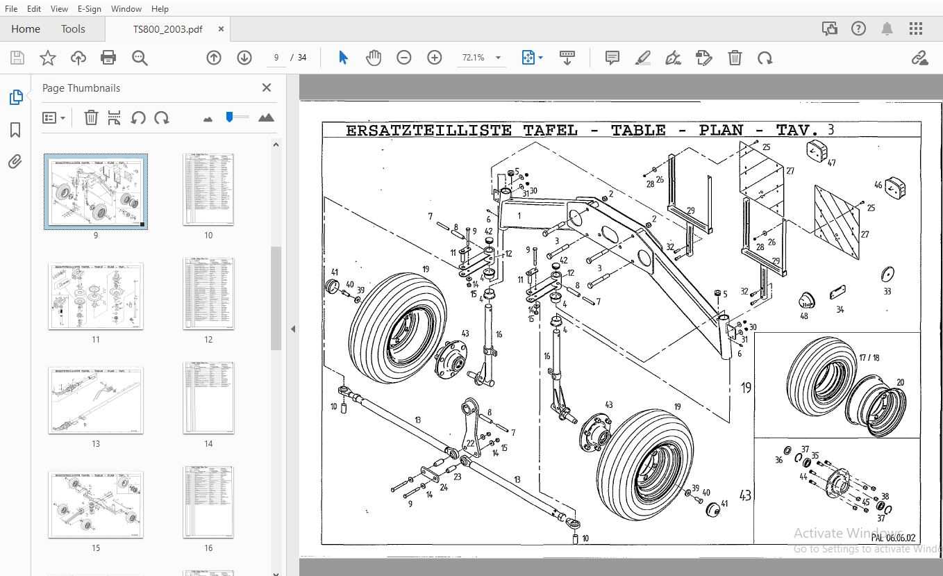 ts 800 parts diagram