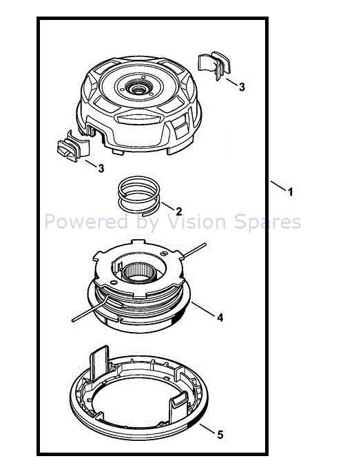 stihl weed eater parts diagram