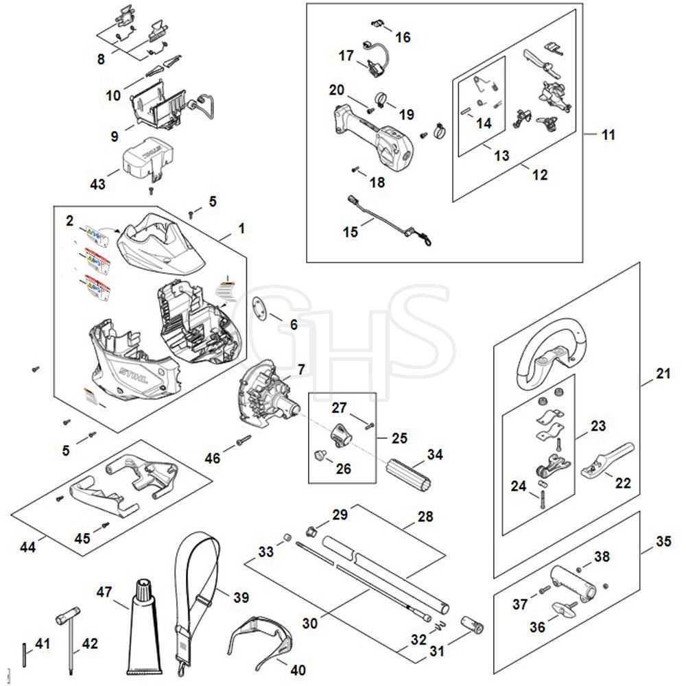 stihl 011 parts diagram