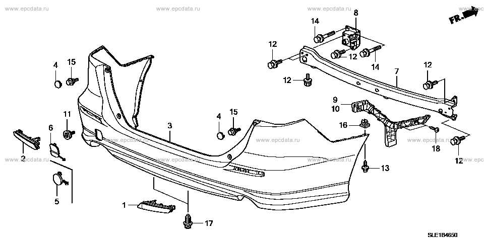 rear honda odyssey parts diagram