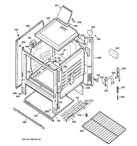 u.s. range parts diagram