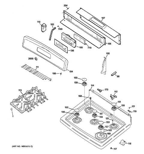 u.s. range parts diagram