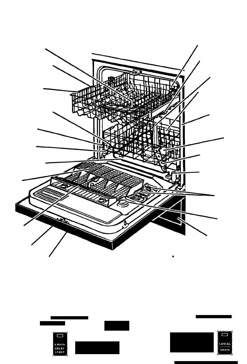 whirlpool quiet partner ii dishwasher parts diagram