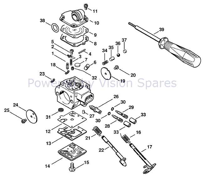 stihl ms341 parts diagram