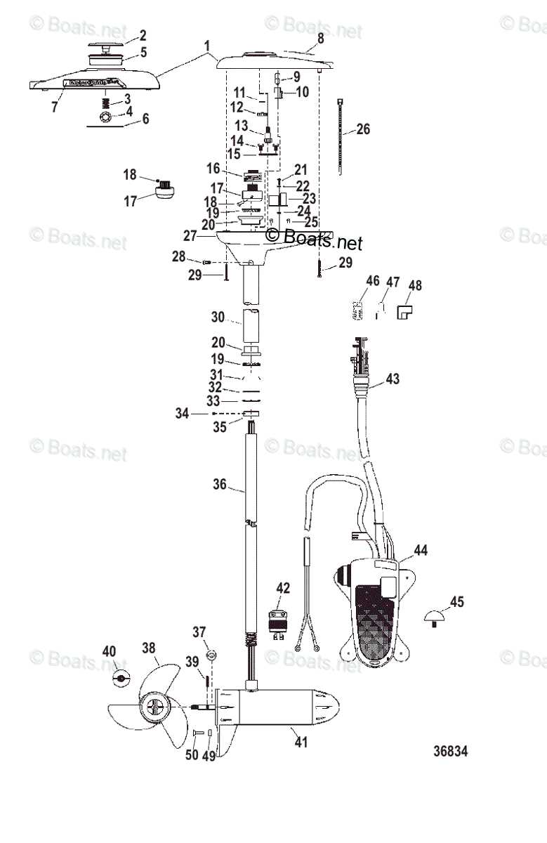 trolling motor parts diagram