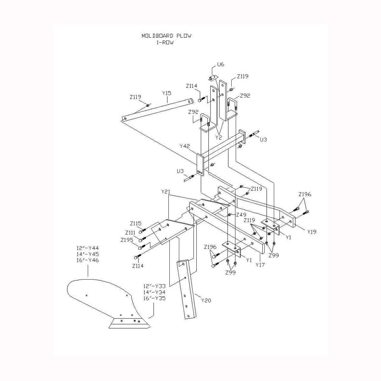 plow parts diagram