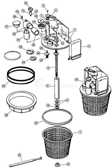 rainbow vacuum parts diagram