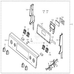 samsung electric range parts diagram