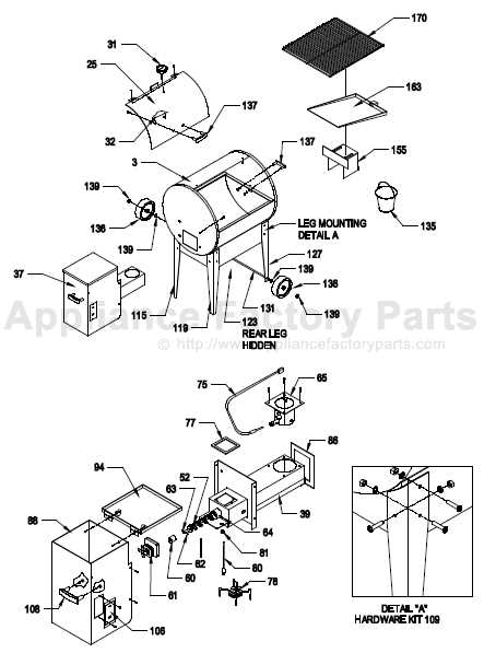 traeger timberline xl parts diagram