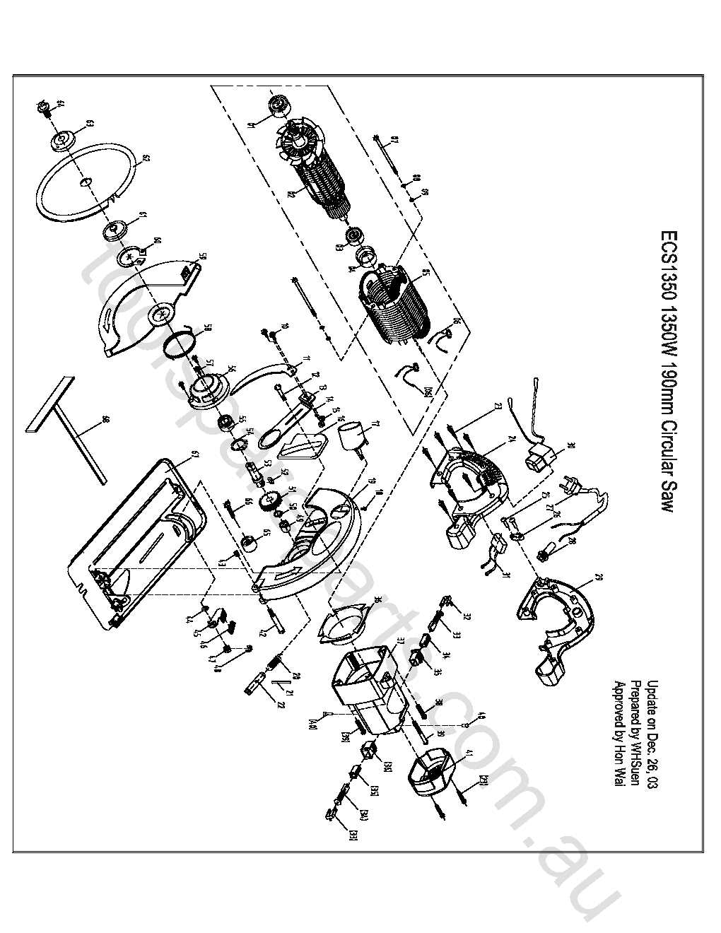 ryobi circular saw parts diagram