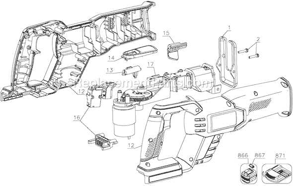 ryobi sawzall parts diagram