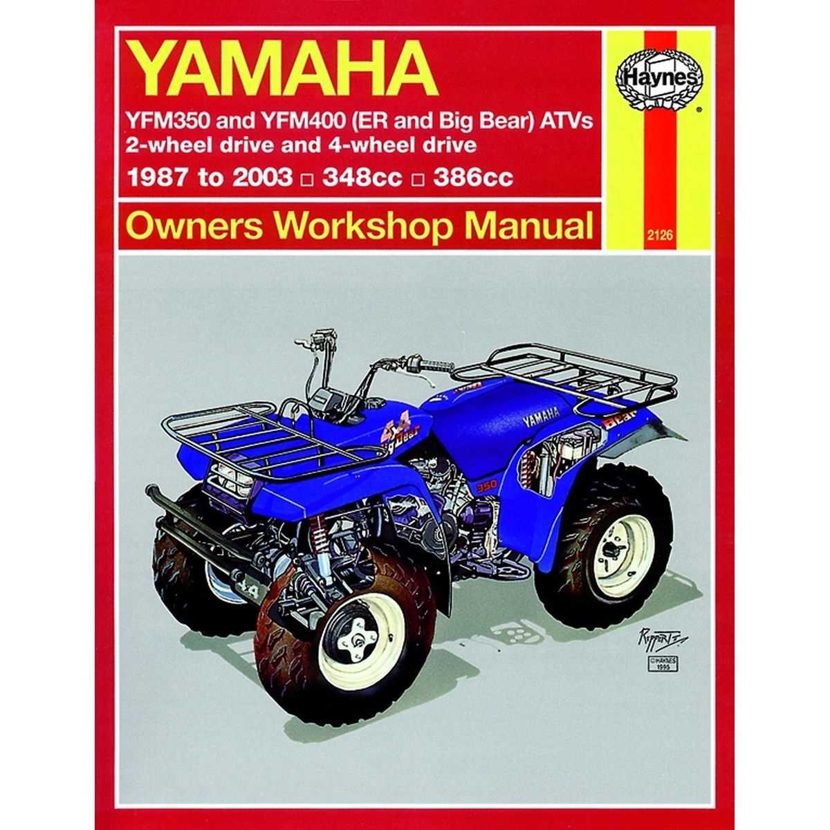 yamaha big bear parts diagram