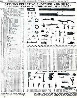 stevens 520 parts diagram